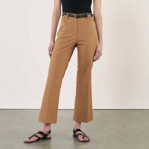 Nili Lotan Pants Womens 8 Tan Whiskey Corette Classic Quiet Luxury Old Money